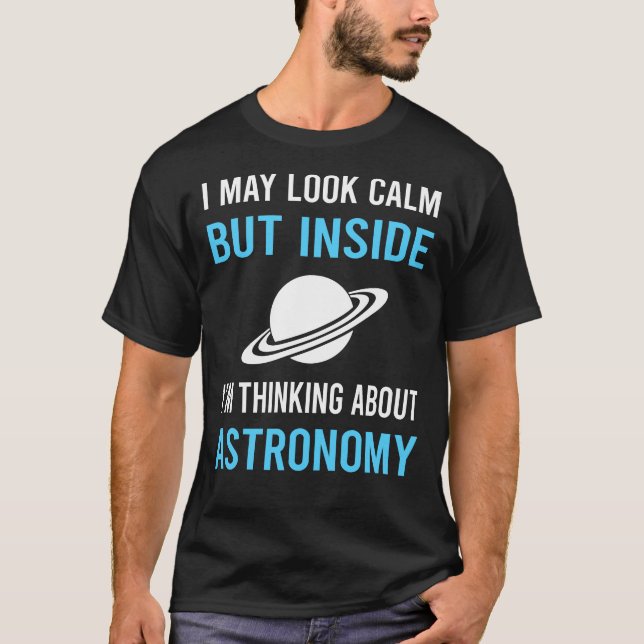 Titta Lugn Astronomi T Shirt (Framsida)
