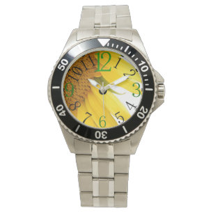Titta med solros armbandsur