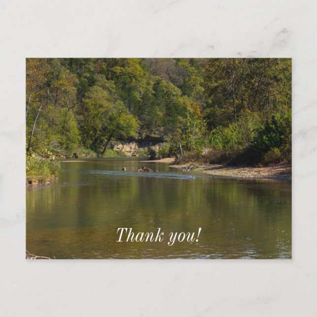 Titta nerför Bryant Creek Vykort (Framsida)