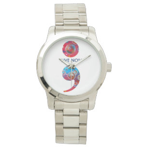 Titta nu - Semicolon Bubbles "Live now" Armbandsur