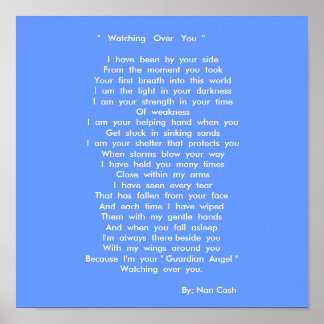 Titta över dig poster