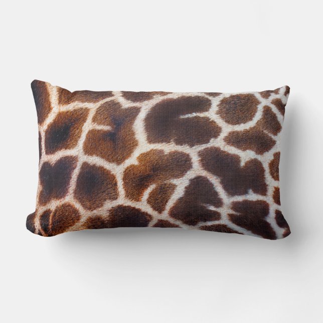 Titta på Afrika Giraffe Skin Effect Lumbarkudde (Framsida)