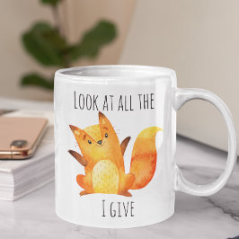 Titta på alla Fox I Ge | Funny Animal Pun Kaffemugg