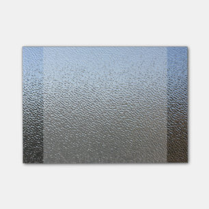 Titta på arkitektonisk texturerat glas post-it block
