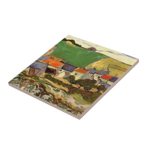 Titta på Auvers Vincent van Gogh. Kakelplatta