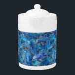 Titta på delfiner Alkohol Bläck Porcelain Tekanna<br><div class="desc">Titta på delfiner Alkohol Bläck Porcelain Tekanna</div>