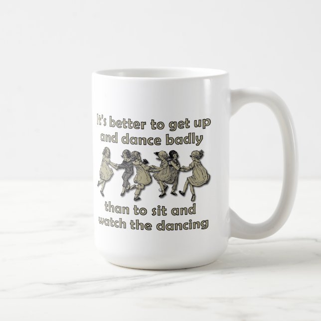 Titta på den dansande muggen kaffemugg (Höger)