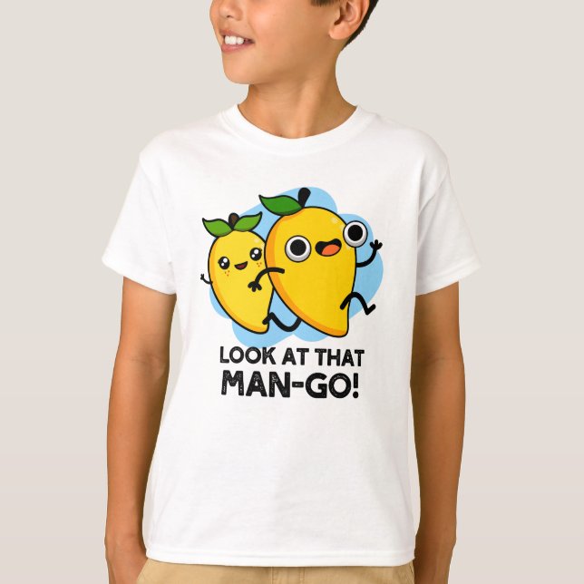 Titta på den där mannen-go-Funny Fruit Pun T Shirt (Framsida)
