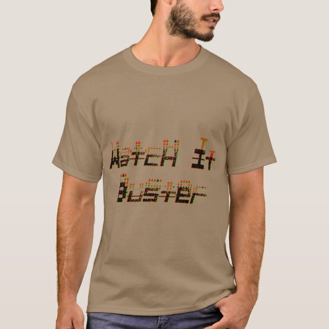 Titta på det Buster-gåva t-shirt vän (Framsida)