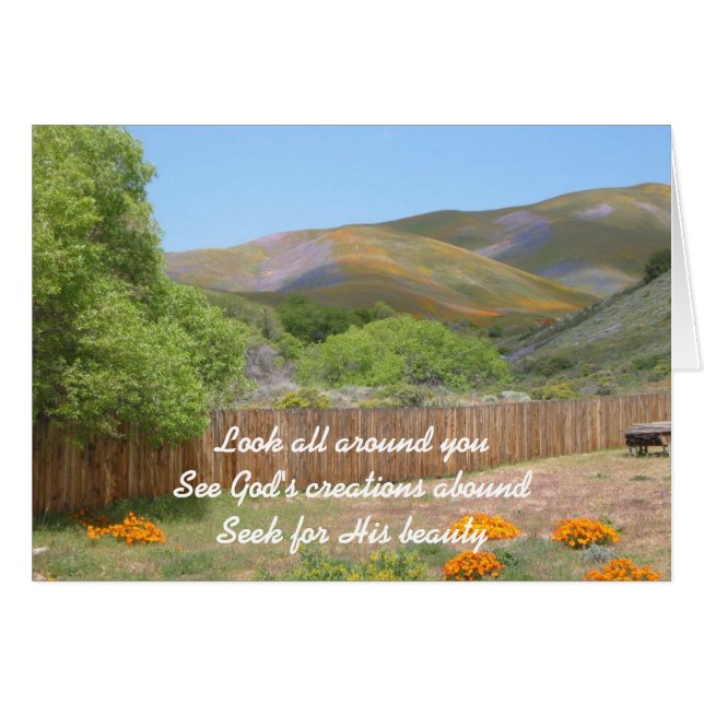 Titta på dig. hälsningskort (Framsidan Horizontal)