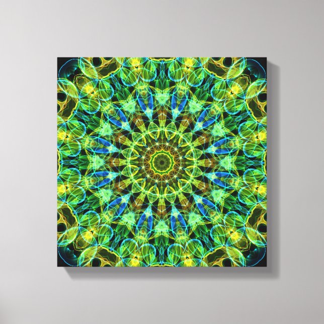 Titta på dig kaleidoskop canvastryck (Framsida)