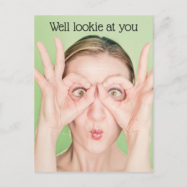 Titta på dig vykort (Framsida)