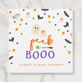 Titta på en Boo Halloween Baby Shower Gåvor Etiketter