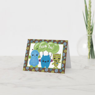 Titta på ett Boo MONSTERS Tack PABC-anteckningskor Kort