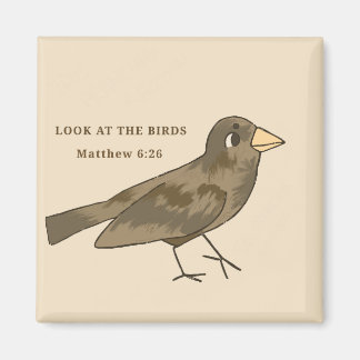 Titta på fågelmagneten magnet