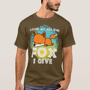 Titta på Fox I Ge, Animal Lover För manar W T Shirt