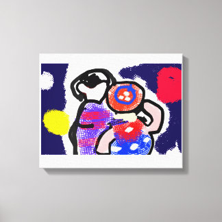 Titta på fyrverkerier canvastryck