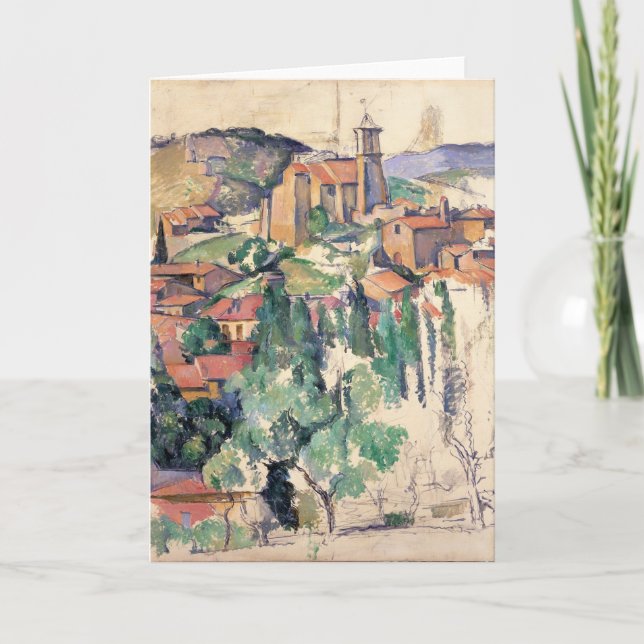 Titta på Gardanne - Paul Cezanne - c1885 Kort (Framsida)