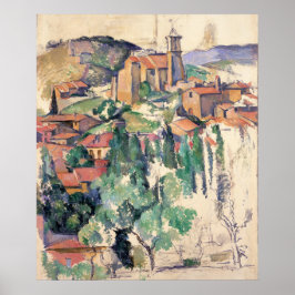 Titta på Gardanne - Paul Cezanne - c1885 Poster