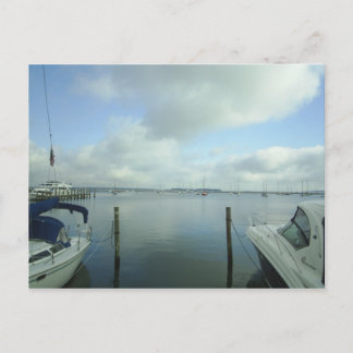 Titta på hamnen vykort