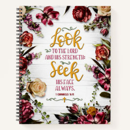 Titta på Herren med blommor på Wood