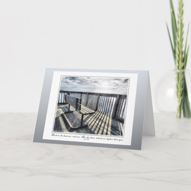 Titta på himlen och se - skriptkort kort (Framsida)