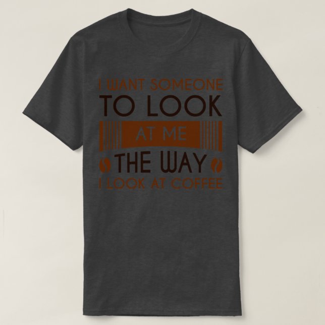 Titta på kaffe t shirt (Design framsida)