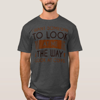Titta på kaffe t shirt