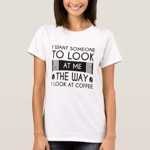 Titta på kaffe t shirt