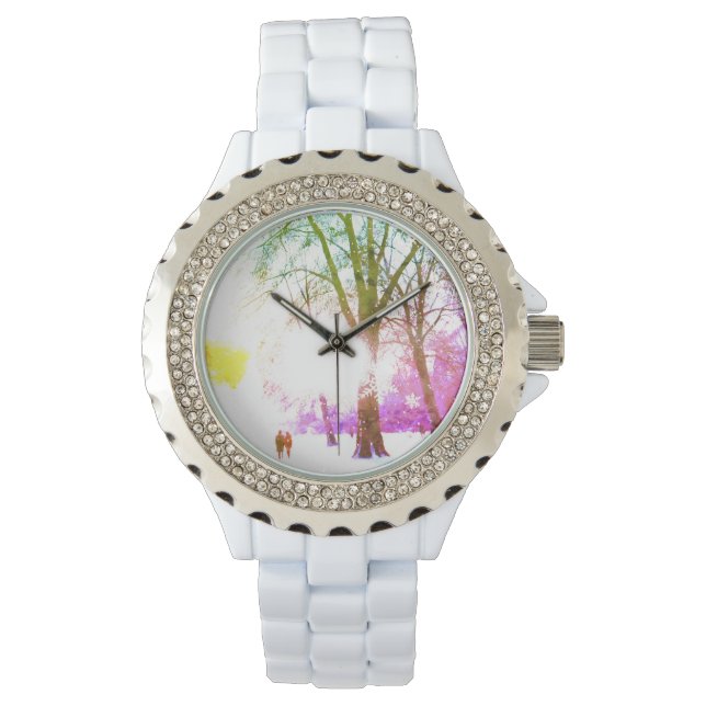 Titta på kemosterminalkonst och design armbandsur (Framsida)