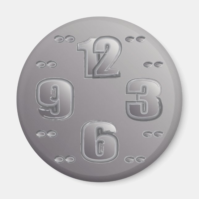 titta på klockan magnet (Framsidan)