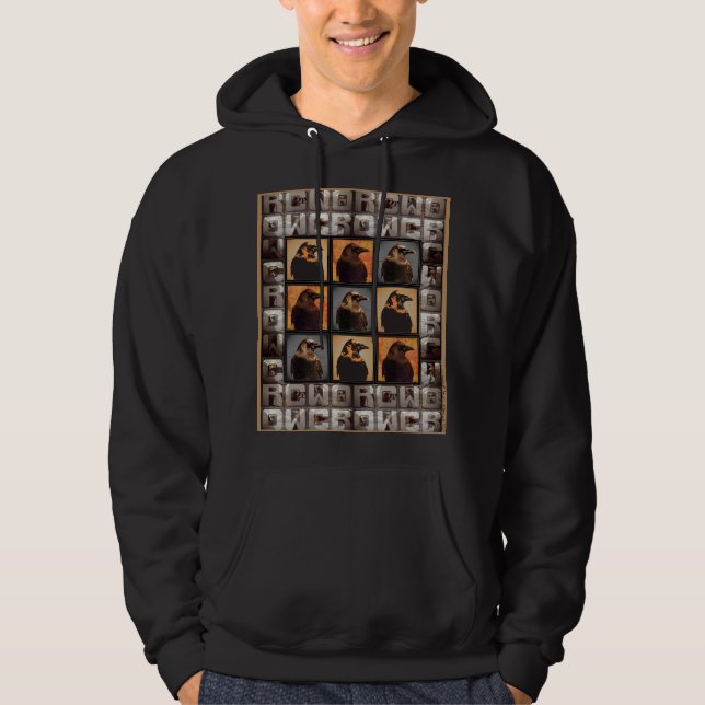 Titta på Kråka Worc Hoodie (Framsida)