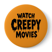 Titta på läskiga filmer Rolig Halloween