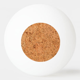 Titta på Macadamia Kork Burl Wood Grain Pingisboll