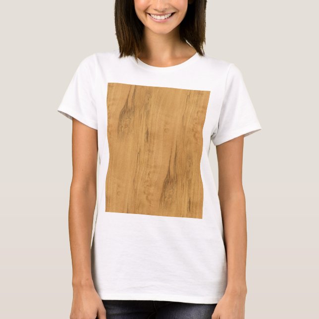 Titta på Maple Wood Grain Struktur Tee Shirt (Framsida)
