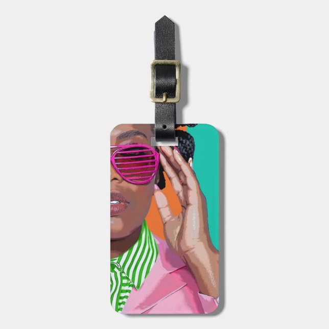 Titta på mig. bagagebricka (Vertikal Framsida)