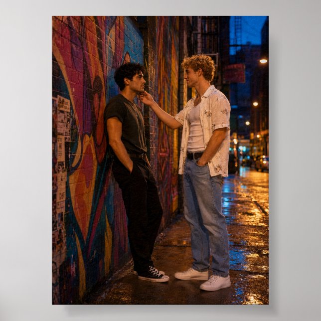 Titta på mig | HBTQ-konstprojekt Poster (Framsidan)