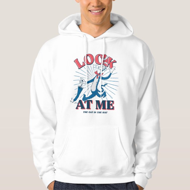 Titta på mig i hatten hoodie (Framsida)