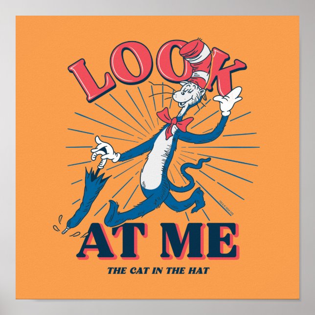 Titta på mig i hatten poster (Framsidan)
