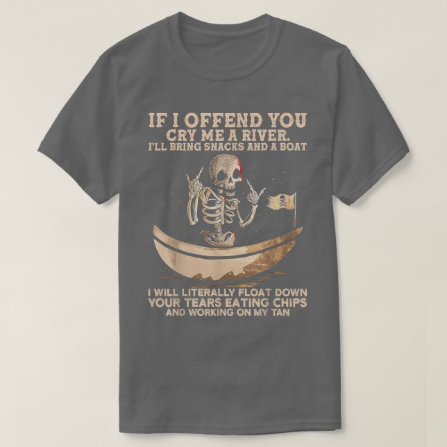 Titta på mig Skeletor säg Halloween-grafik T Shirt (Design framsida)
