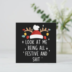 Titta På Mig Som Är Allt Julhumor Xmas Sarksatisk Julkort