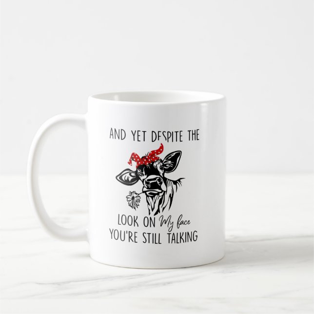 Titta på min Ansikte Kaffemugg (Vänster)