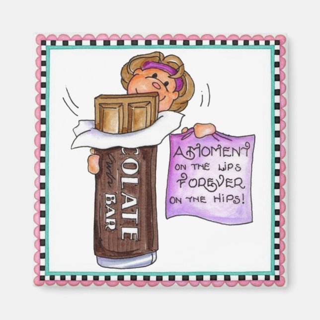 titta på min viktmagnet magnet (Framsidan)