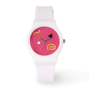 Titta på Rosa sporthög Armbandsur