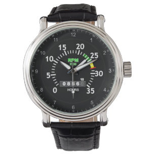 Titta på RPM-flygplan Armbandsur