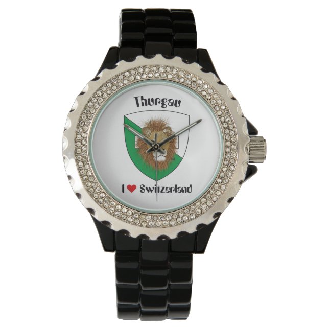 Titta på schweizisk design Thurgau Schweiz Armbandsur (Framsida)