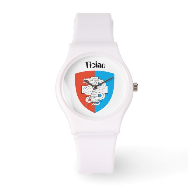 Titta på schweiziska designen Ticino Schweiz Armbandsur (Framsida)