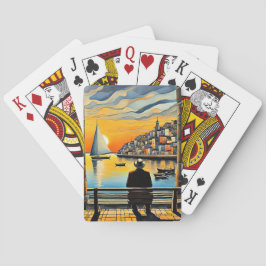 Titta på solnedgången 1 casinokort