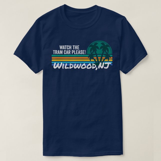 Titta på Trambilarna Snälla Wildwood New jersey NJ T Shirt (Design framsida)