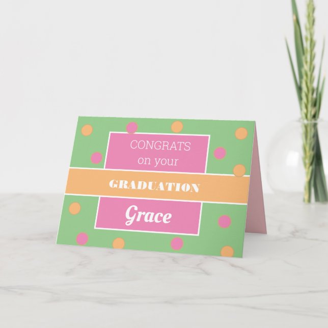 Titta! Roligt skolkort studenten! Kort (Framsida)